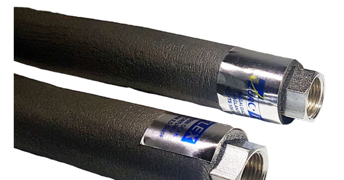 FanCoil Connection Hoses / DN16 FF (Insulated) Turkoglu Valve