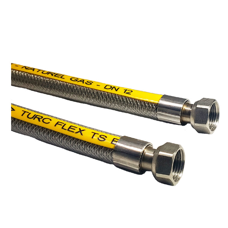 TS EN14800 Flexible Natural Gas - Cooker Hoses / DN12 - FF