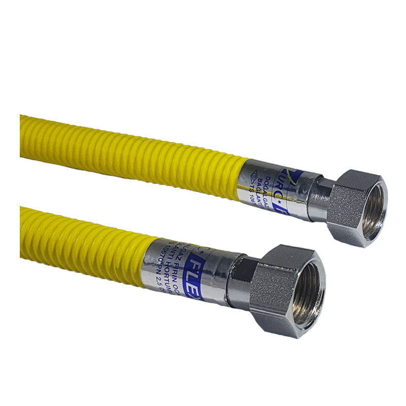 Extensible Flexible Natural Gas Connection Hoses / DN12 - FF
