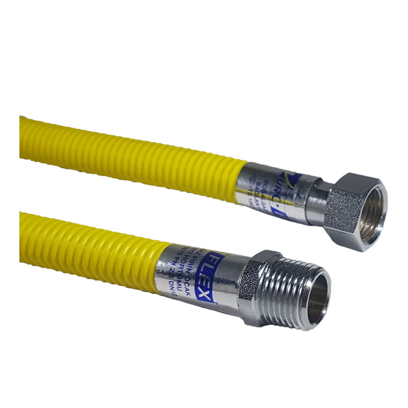 Extensible Flexible Natural Gas Connection Hoses / DN12 - MF